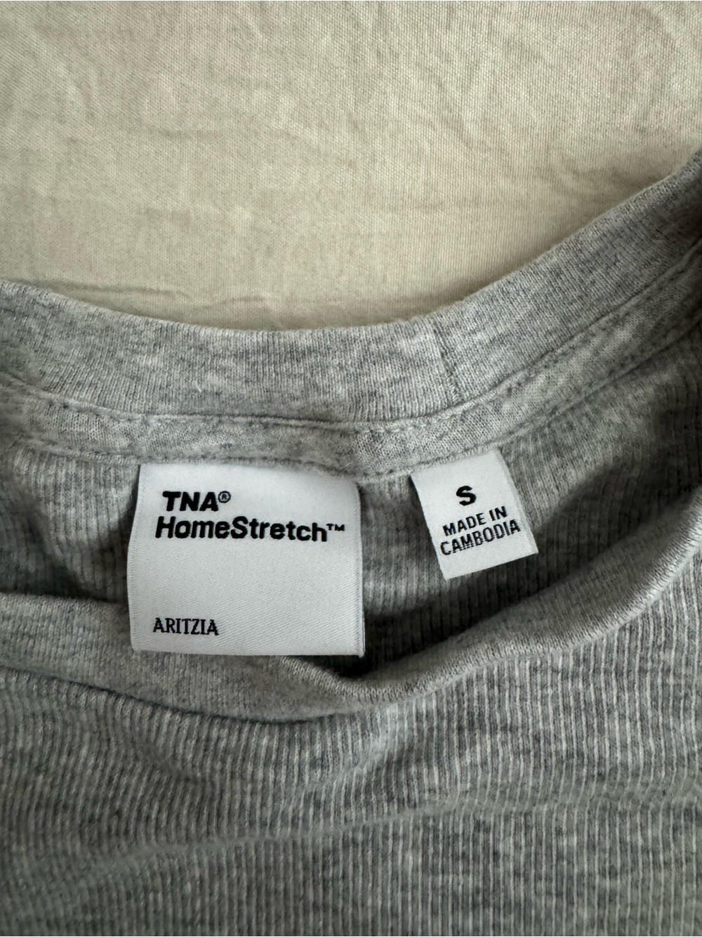 TNA Ribbed Cropped Baby Tee - Picture 3 of 3